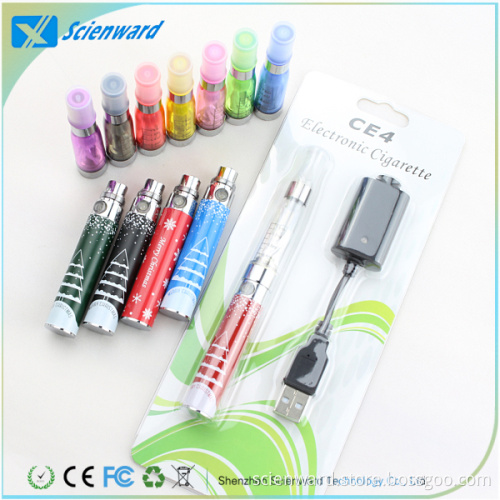 High Quality Christmas EGO CE4 Kits with EGO K Battery and CE4 Atomizer